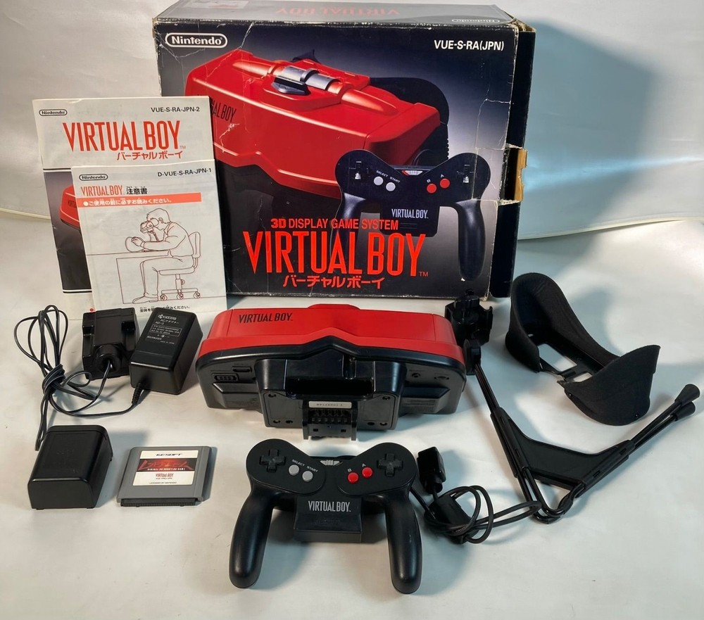Nintendo Virtual Boy Console Controller AC Adapter Manual s2306M