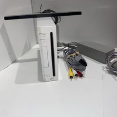 Nintendo Wii RVL-001 Home Console, Power, Motion Bar, Cables, Tested Working