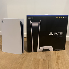 Sony PlayStation 5 PS5 Digital Edition Console w/ Original Box 4K HDR HDMI