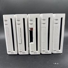 AS-IS For PARTS/REPAIR Lot of 5 Nintendo Wii RVL-001 Consoles Systems Broken