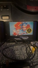 Sega Genesis Model 1601 Console Bundle With Sonic 1 & 2 Street Fighter 2 Special