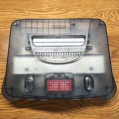 Smoke Gray Grey Clear Black Nintendo 64 N64 Console Jp