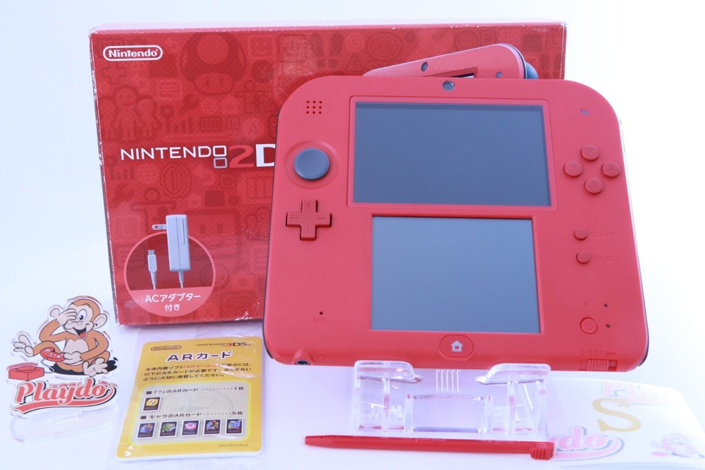 JP Game Nintendo 2DS Red [Rank:S] W/Box Region-locked
