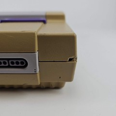 Broken Super Nintendo Entertainment System SNES Console System Cracked/No Video