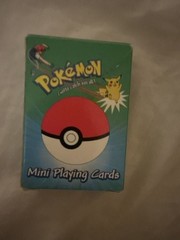 Vintage 1999 Pokemon Mini Playing Cards Pokeball Edition