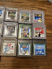 Nintendo Game Boy Color GBC Handheld Game Console – Teal Blue Mario Wario Lot