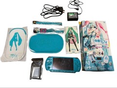 PSP Hatsune Miku Project Diva 3000 Console Turquoise Green Limited Rare