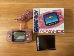 Nintendo Game Boy Advance Handheld System – Pink – CIB – Box partly cut