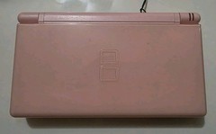 Nintendo DS Lite Pink Handheld Console w/ Case Charger Not Included Working.