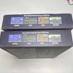 Two Large Screen Mini Handheld Digital Retro Game System