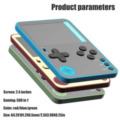 Handheld Game Console 500 Classic Games LCD Portable Retro Video Mini Game Conso