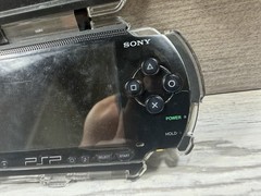 Sony PSP-1001 Handheld Console Black Wi-Fi Clear Protective Case – No Charger