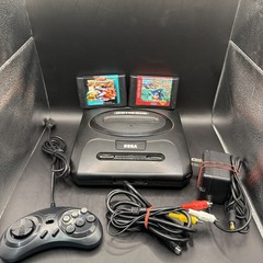 Original OEM Sega Genesis System Model 2 Console Complete w/ Sonic Bundle Tested
