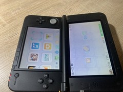 1395 Nintendo 3DS LL Silver Black Excellent TESTED