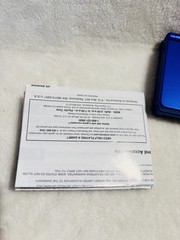 Gameboy Advance SP AGS-001 Cobalt Blue w/Box and Manuals- Tested/Works -Nintendo