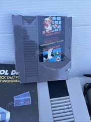 Nintendo NES Original Console W/ Mario Games 1 Controller Gunshot (Tested)