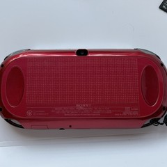 SONY PS Vita PCH-1000 ZA03 Cosmic Red Wifi Tested Good Condition