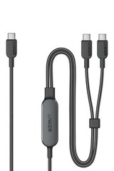 Anker USB-C &amp USB-C 2-in-1 Cable 140W 1.8m Black Fast Charging Compatible