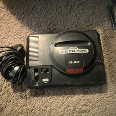SEGA Genesis 16-Bit Model 1 Console MK-1601 w/ Power Cord & Wired Controller