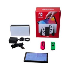 Nintendo Switch OLED HEG-001 Black 64GB 7″ Handheld Home Video Game Console 3882