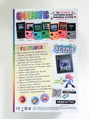 ModRetro Chromatic 1st Edition Inferno Orange w/ Tetris Game.
