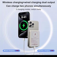 PB05 Mini Handheld Game Console 400 Games 5000mAh Magnetic Power Bank