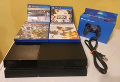 Sony PS4 W/New Controller & 4 Games CUH-1115A 500GB Console Works Great!!