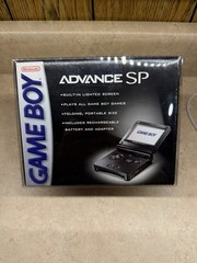 Nintendo Game Boy Advance SP AGS-001 Platinum CIB Clean – Tested And Working
