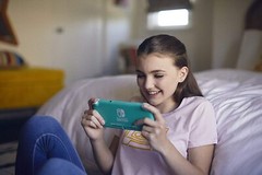 Nintendo Switch Lite Game Console 32 GB Handheld Game System Turquoise HDHSBAZAA