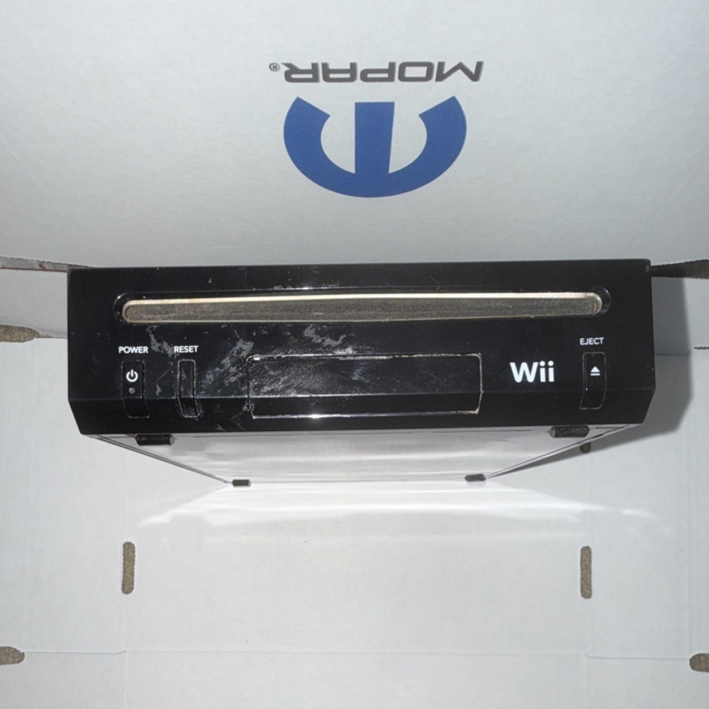 Nintendo Wii RVL-101 (USA) Black Home Console No Cords No Controllers Tested
