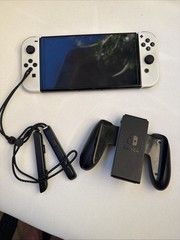 Nintendo Switch OLED Model HEG-001 Handheld Console – 64GB – White