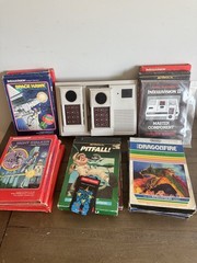 Mattel Intellivision II Console Bundle Lot 2 Controllers And Games