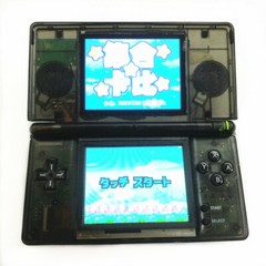 Clear Black Retrofit Nintendo DS Lite Game Console NDSL Video Game System