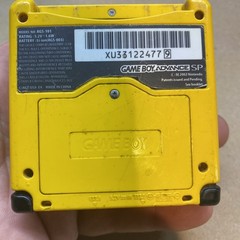 Pikachu Edition Nintendo GameBoy Advance SP Handheld Tested Working Authentic !!