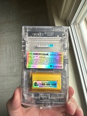 Clear FPGBC FPGA Gameboy Color GBC FP IPS Screen USB-C Rechargeable