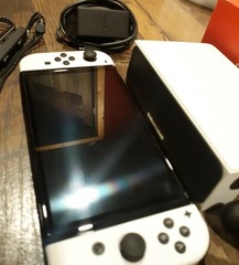Nintendo Switch OLED White Console With Original Box CLEAN Adult Owned Great