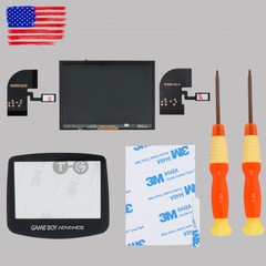 Screen MOD LCD Backlight Kit For Nintendo GBA IPS v2 US Fast Shipping 30pin/40pi