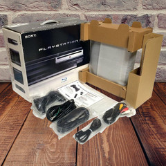 Sony PlayStation 3 PS3 PS CECHA00 60GB First Black Console Open Box Unused Japan
