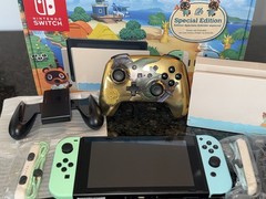 Nintendo Switch Animal Crossing Edition Bundle Zelda Games Controller V2 HAC-001