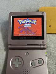 Nintendo Game Boy Advance SP AGS-101 Pearl Pink Lot All Working Pokémon Ruby,SEP