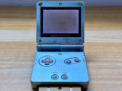 Nintendo Gameboy Advance SP AGS101 Pearl Ocean Ice Blue Handheld System Console