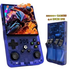 R36MAX Handheld Game Console, Portable Gaming Console 4.0” IPS HD Screen 128 GB