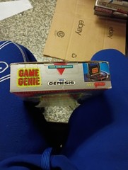 Vintage Sega Genesis Game Geni Code Book and Cartridge