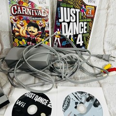 Nintendo Wii RVL-001 USA Black Console Bundle GameCube Compatible w Games VG