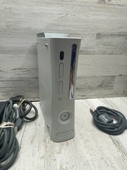 Xbox 360 White Console Bundle- Non-HDMI Model. Includes Controller & Cables.
