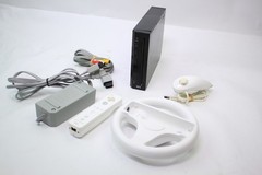 Nintendo Wii Video Game Console RVL-001 w/ Control – Power Supply & AV Cable