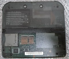 Nintendo 2DS Clear Black Console only testef Japanese ver from Japan