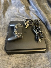 PlayStation 4 Slim 1TB PS4 With Wireless Controller, HDMI Cable And Power Cord