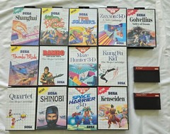 Sega Master System 3-D Console Set with 15 games (all tested & playable)