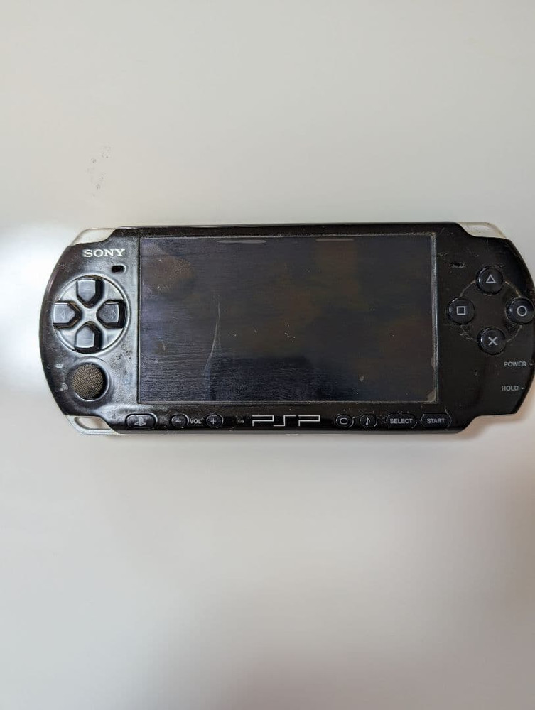 Sony PSP 3000 Piano Black Console System Japan Tested Charging Cable 040